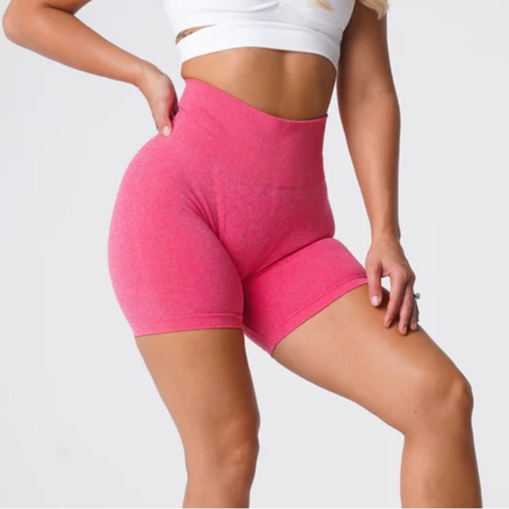 NVGTN Hot Pink Pro Solid Seamless Shorts size Small